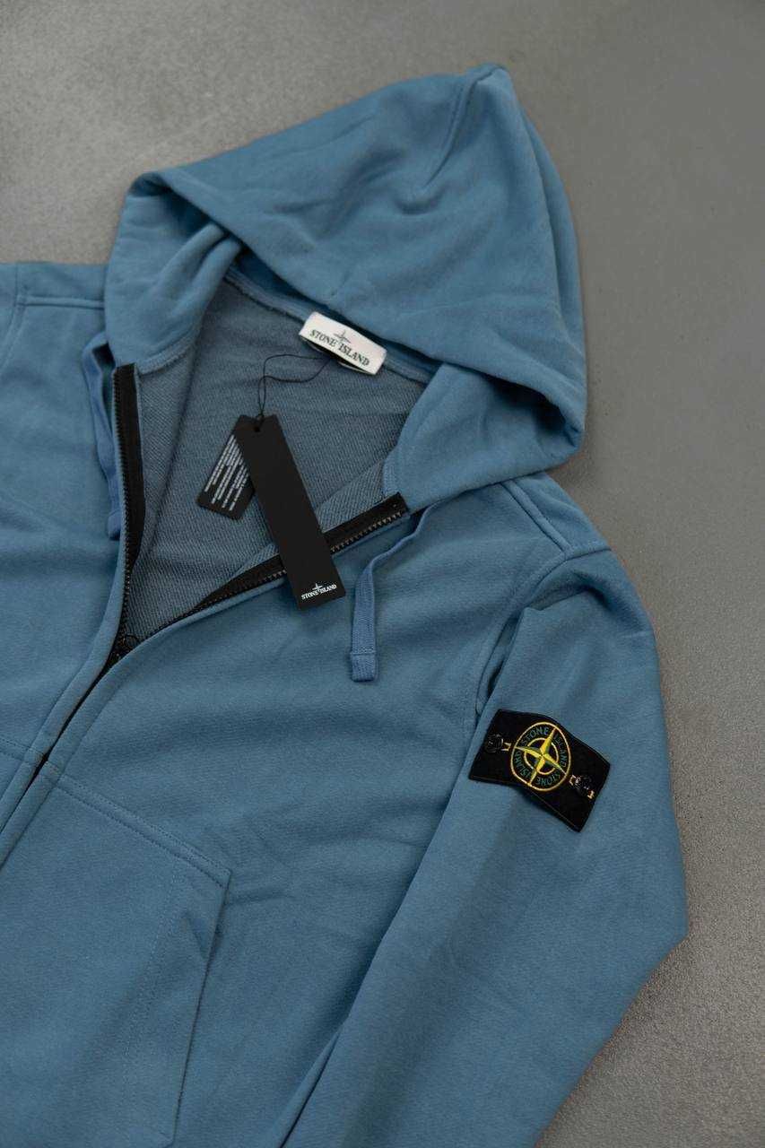 Суичър Stone Island в цвят деним