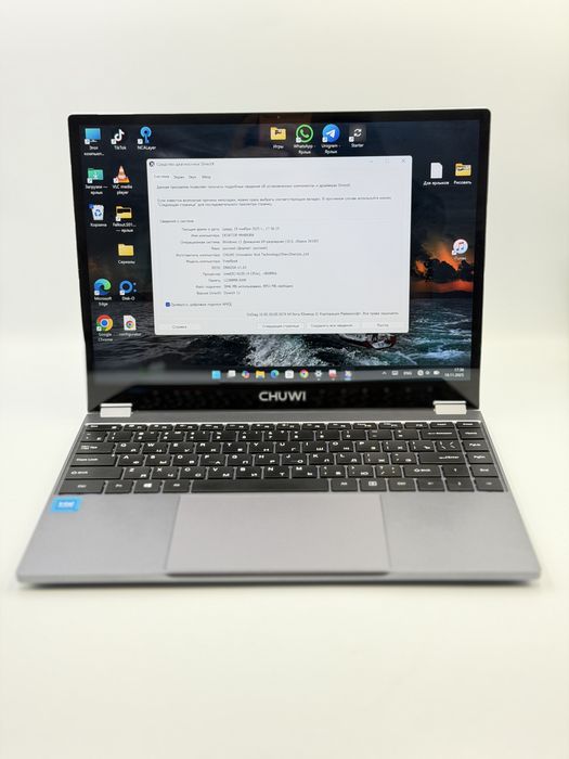 Chuwi N100 сенсорный дисплей