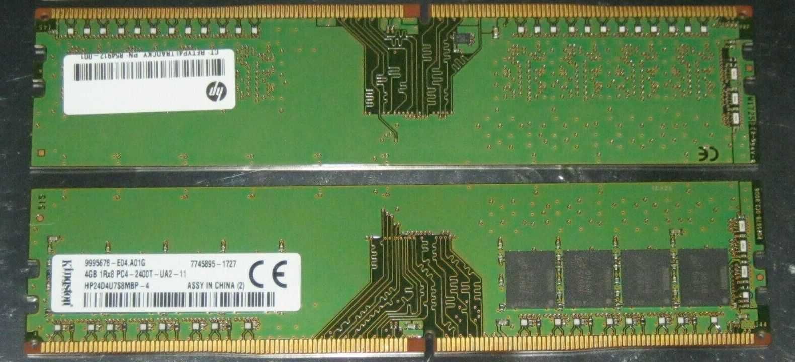 Kit memorie PC 8GB DDR4 2x4GB 2400MHz Kingston HP24D4U7S8MBP-4 Desktop