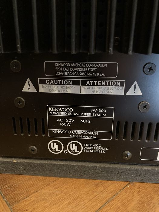 Subwoofer Kenwood SW-303