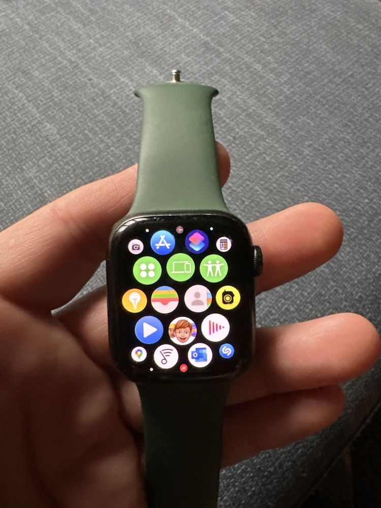 Apple Watch series 7 41mm green aluminium