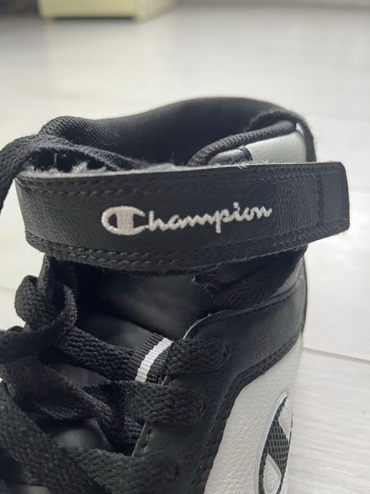 Adidași Champion mid alb-negru, noi, mărimea 40