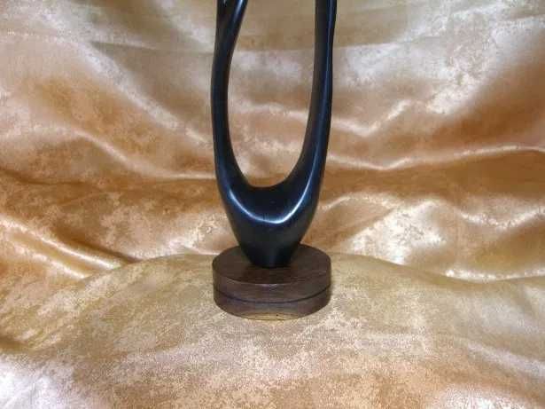 Sculptura Abstract Modernista abanos, colectie, cadou, vintage