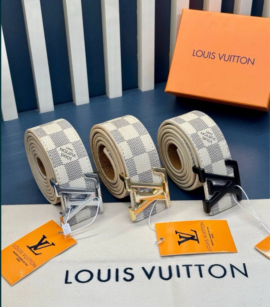 Curea Louis Vuitton LV piele naturala - premium