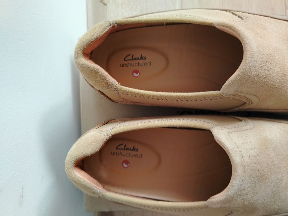 Clarks мокасини 45 номер широки