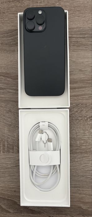 Telefon mobil Apple iPhone 16 Pro Max, 256GB, 5G, Black Titanium