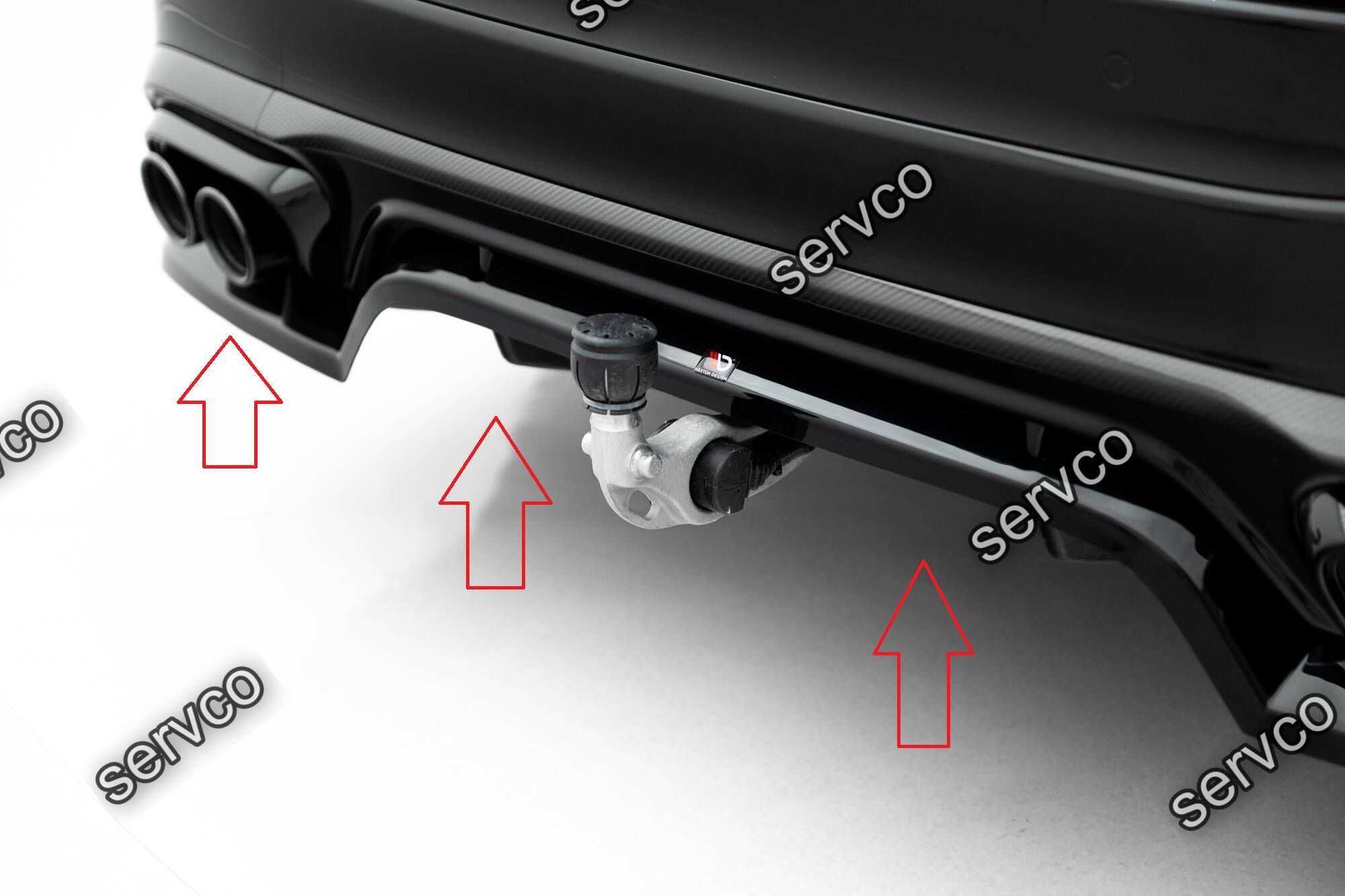 Prelungire bara spate Mercedes GLC X254 43 AMG 2022- v2 Maxton Design