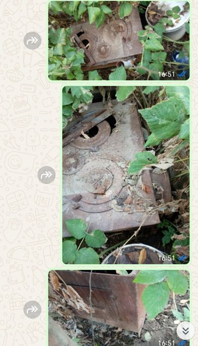 Твердотопливный котёл в хорошем состоянии