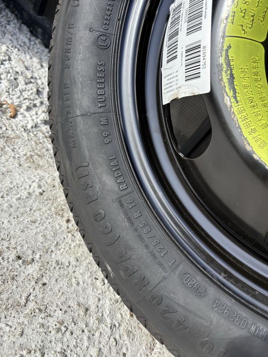 Roata Rezerva Slim Opel Mokka Citroen C3 C4 125 85 R16