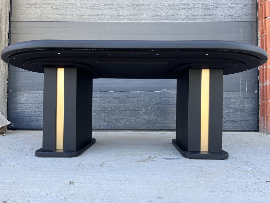 Masa poker atipica CustomTables.eu mese poker la comanda logo tau