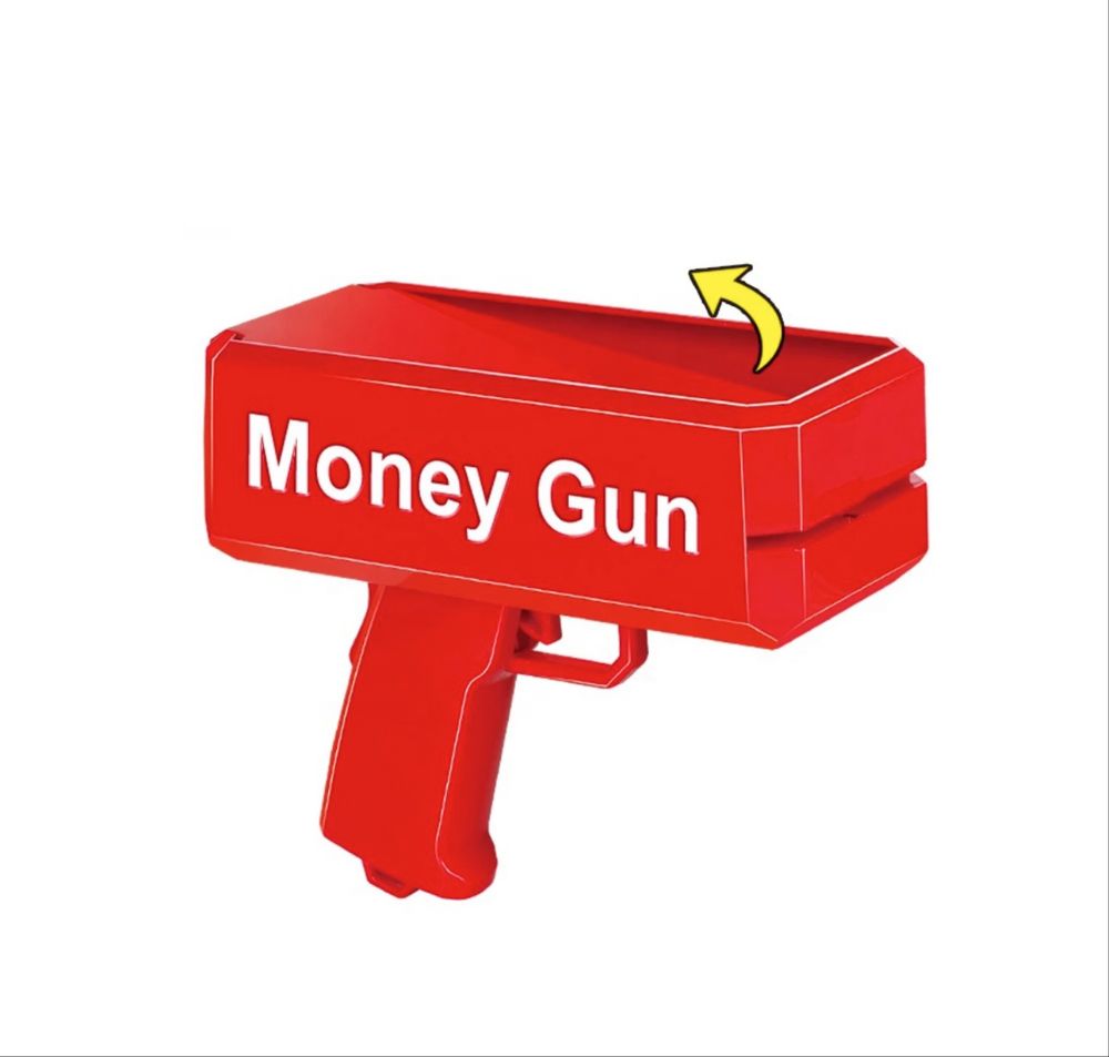 Jucarie Money Gun, efect spectaculos “ploaie de bani”, NOU