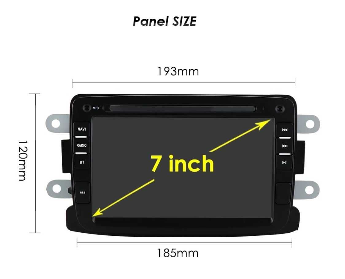 OFERTA Navigatie Android Dacia  - Wifi, Bluetooth, USB