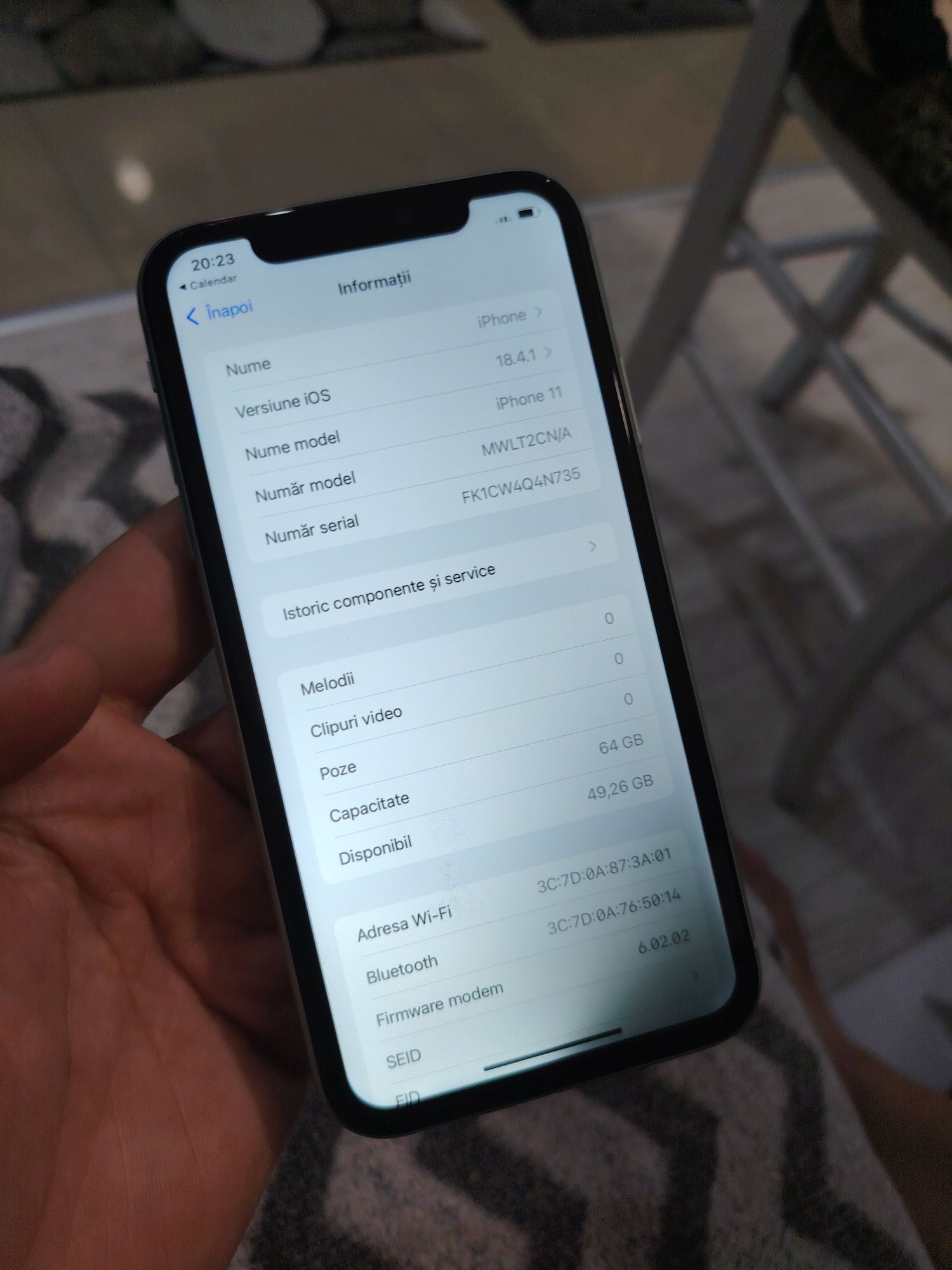 IPhone 11 64GB Display Spatele Spart