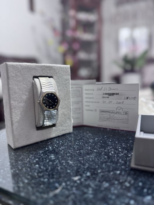 Ceas Ebel aur-otel si diamante