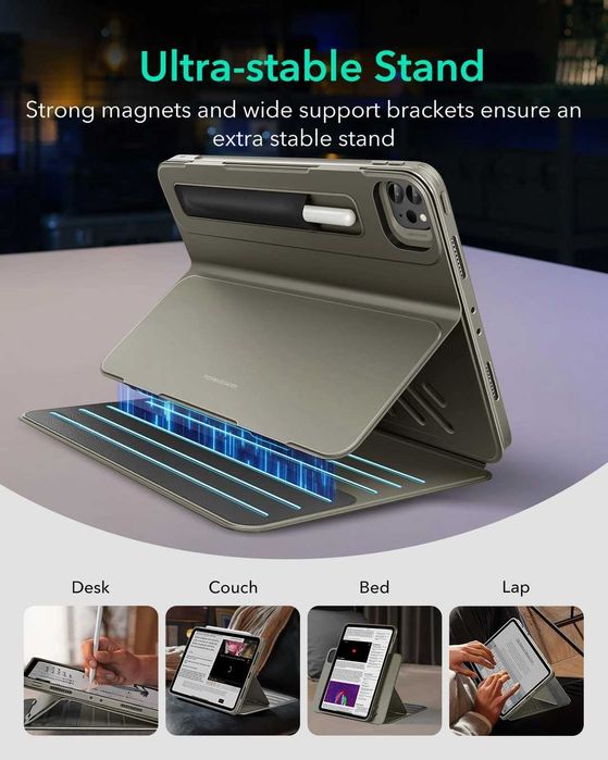 Husa ESR magnetica pentru iPad Pro 11 cu suport reglabil