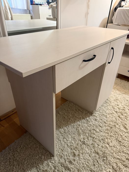 Birou multifunctional facut la comanda din pal gros stejar nordic