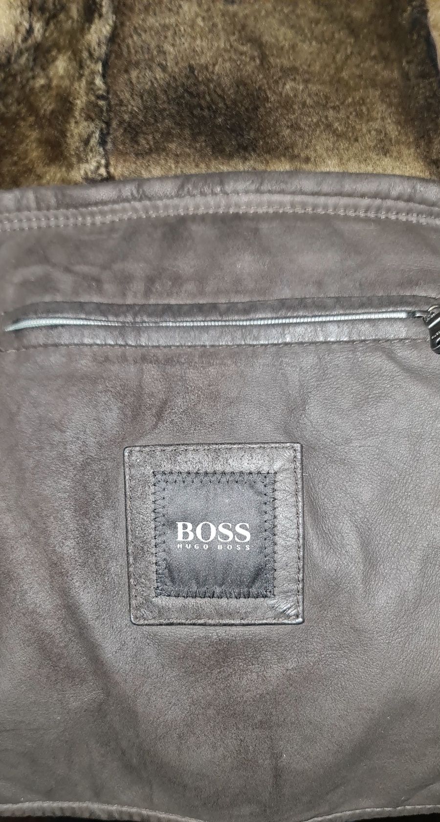 Cojoc piele naturala barbatesc Hugo Boss original