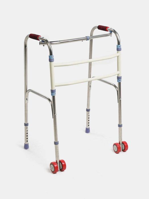 Ходунки шагающие, на колесах, для пожилых и инвалидов