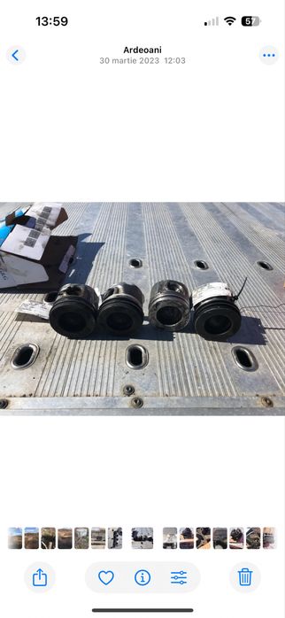 Bloc motor pistoane biele Infinity Rebault cod mot v9x