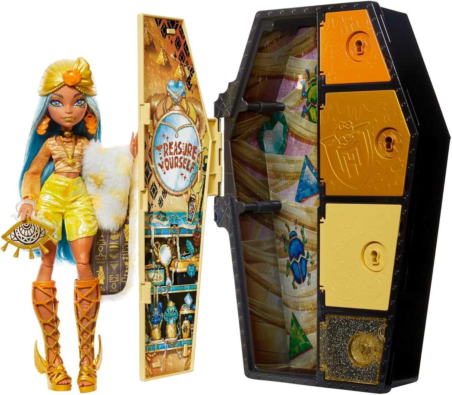 Кукла Monster High Cleo De Nile с гардероб с аксесоари Монстър Хай