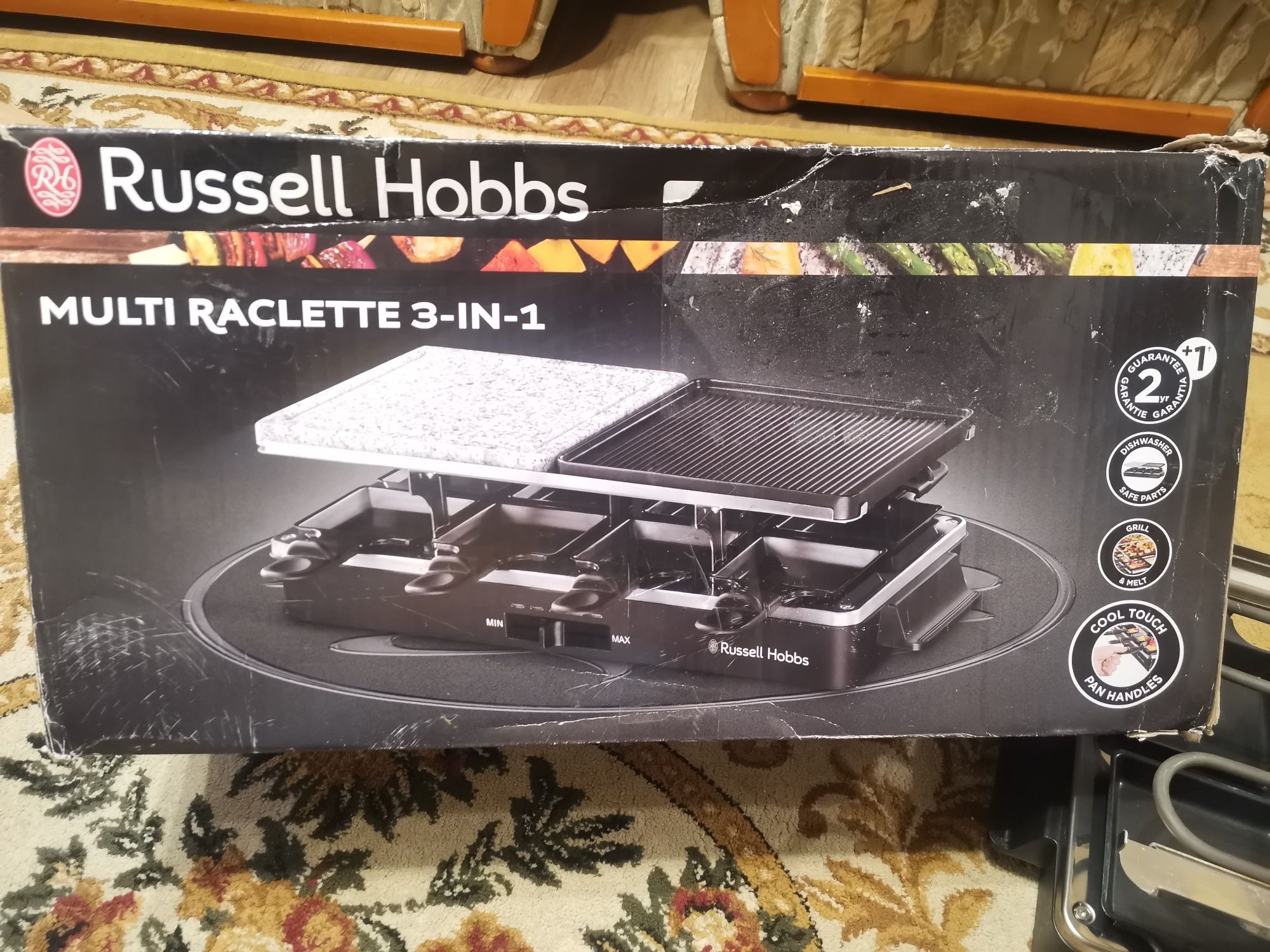 Grătar electric Raclette Russell Hobbs