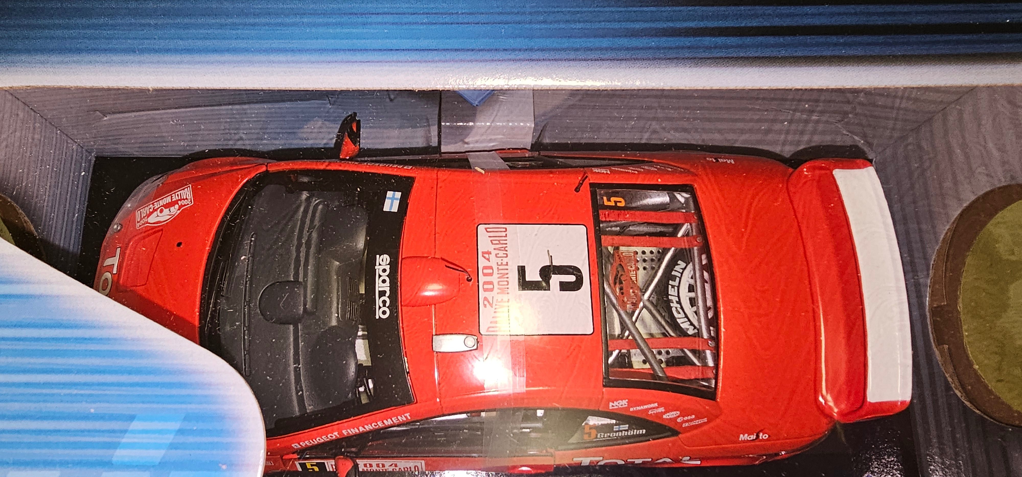 Количка Метална Peugeot 307 WRC Rally Monte Carlo 1:18 Solidoчисто нов