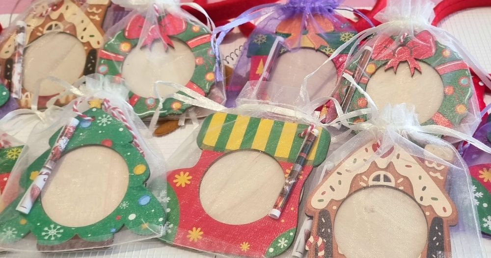 Коледни рамки за снимки за украса