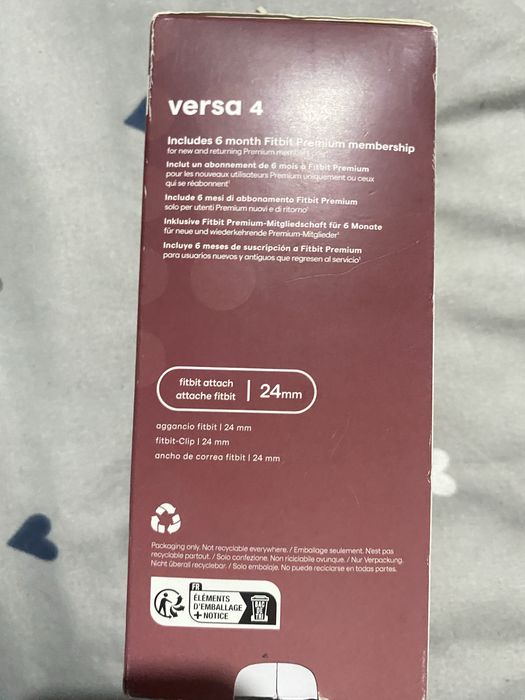 Fitbit Versa 4 Pink Sand 24mm Copper Rose