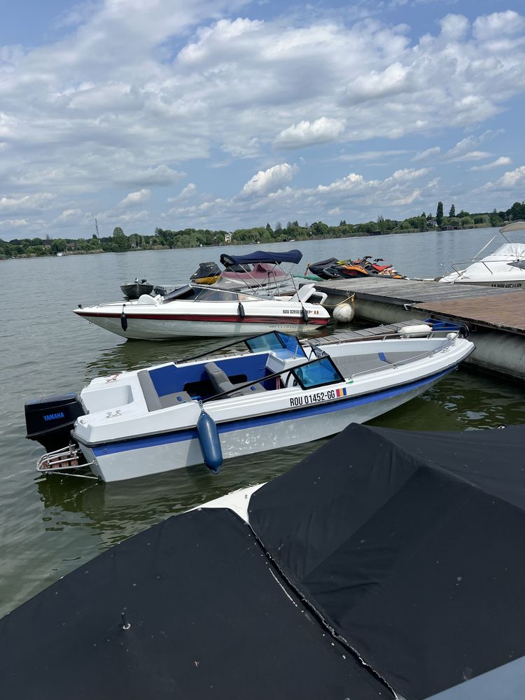 Vand barca open, ambarcatiune, salupa + motor Tecnofiber
