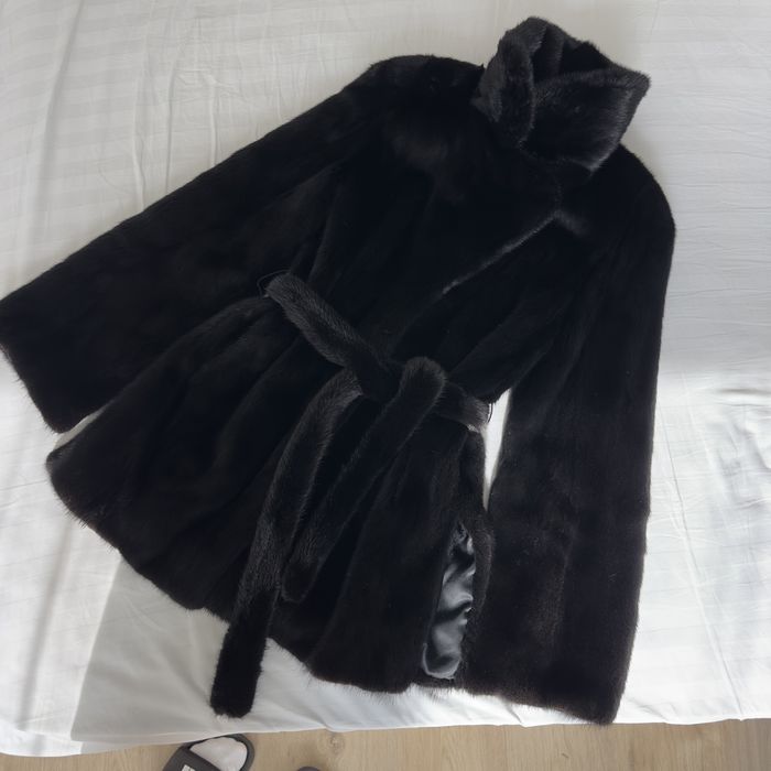 Норково палто р.S/M