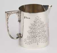 Cana,halba mare din argint 925-Anglia an 1885- 310 ml-argint.ro
