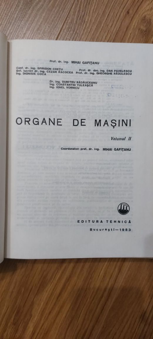 Lot 3 carti Organe de Masini si Automatizari industriale