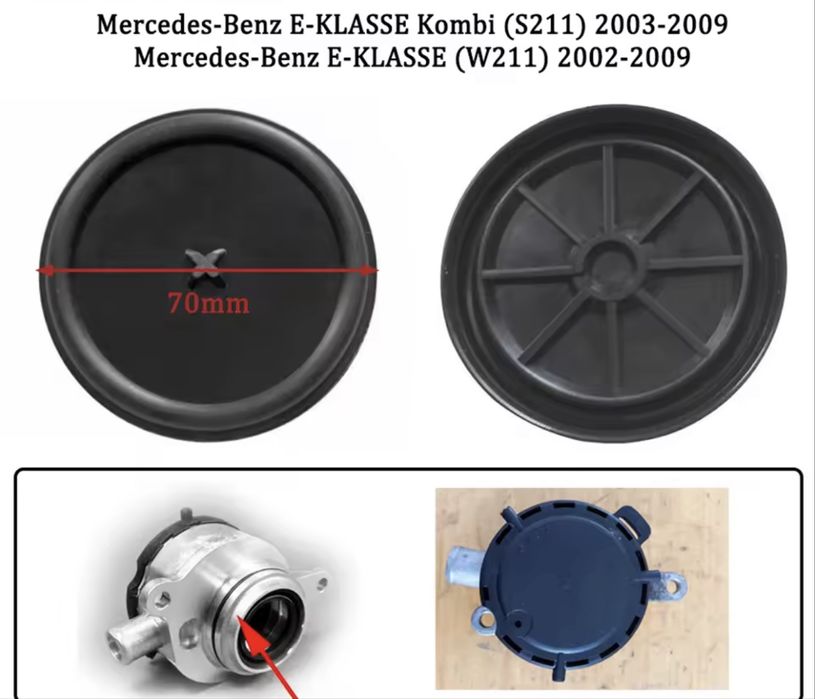 Мембрана за картерна вентилация/газове Мерцедес Mercedes CDI OM642/648