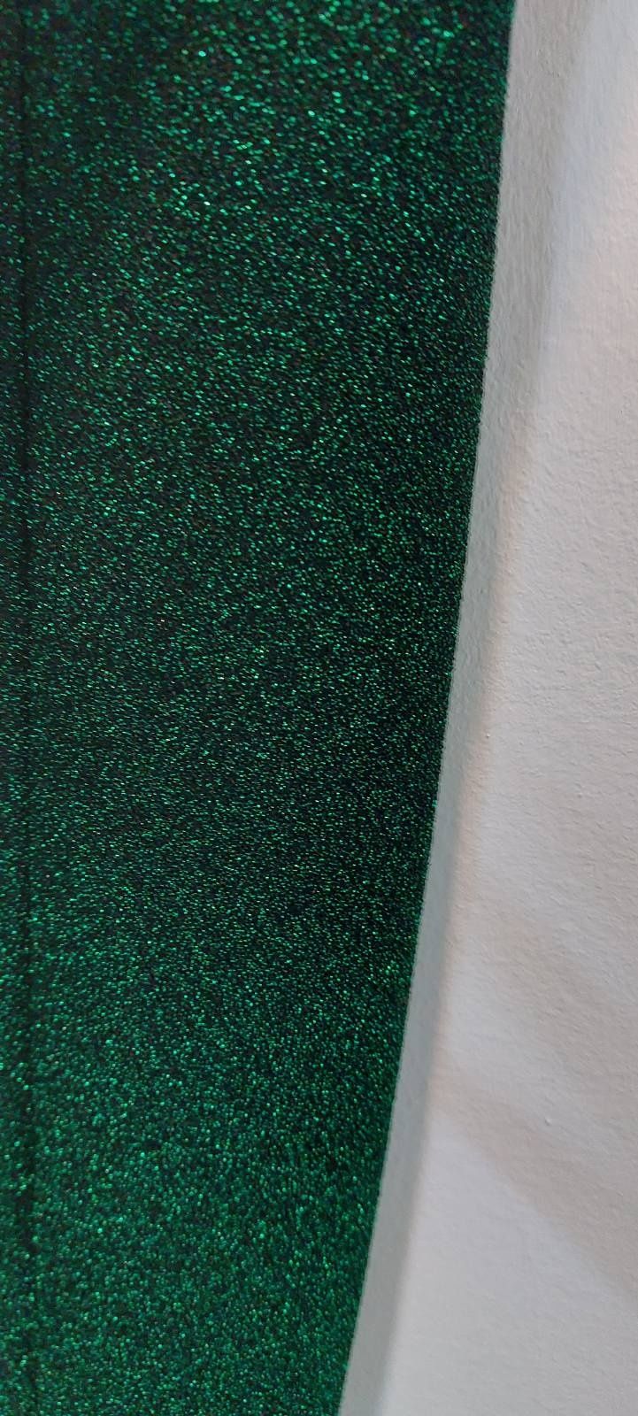 Официална зелена дълга рокля