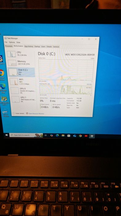 Vând laptop fujitsu i5 5200u 8 gb ram ddr3 placa video integrata 4gb
