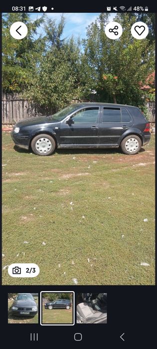 Vând golf 4 pt piese în bună de funcționare