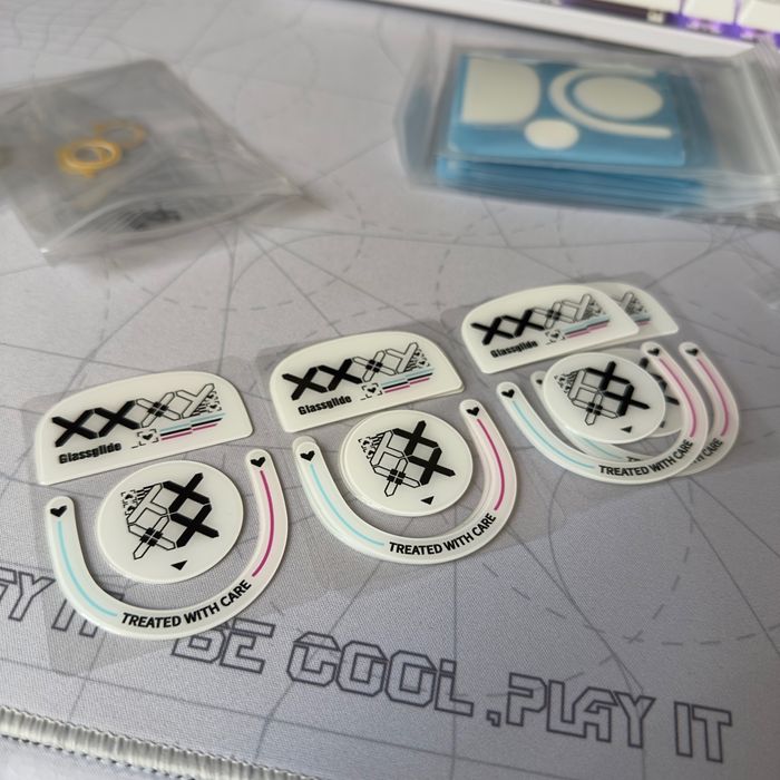 Глайды стекланные и силикон superlight 2