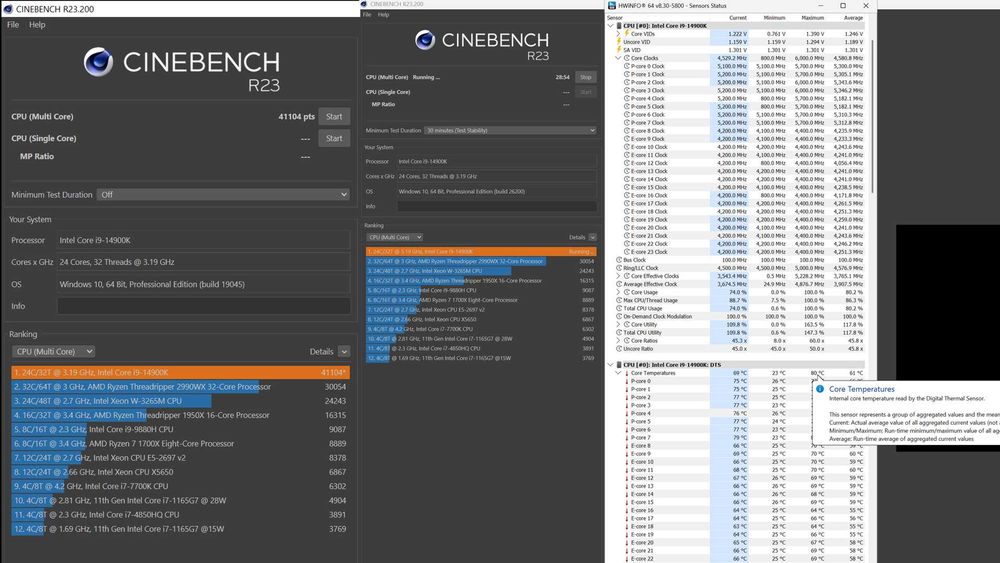 PC i9 14900K Aio 420MM RTX 4070 Ti Aorus Elite 32gb 6400mhz RM1000