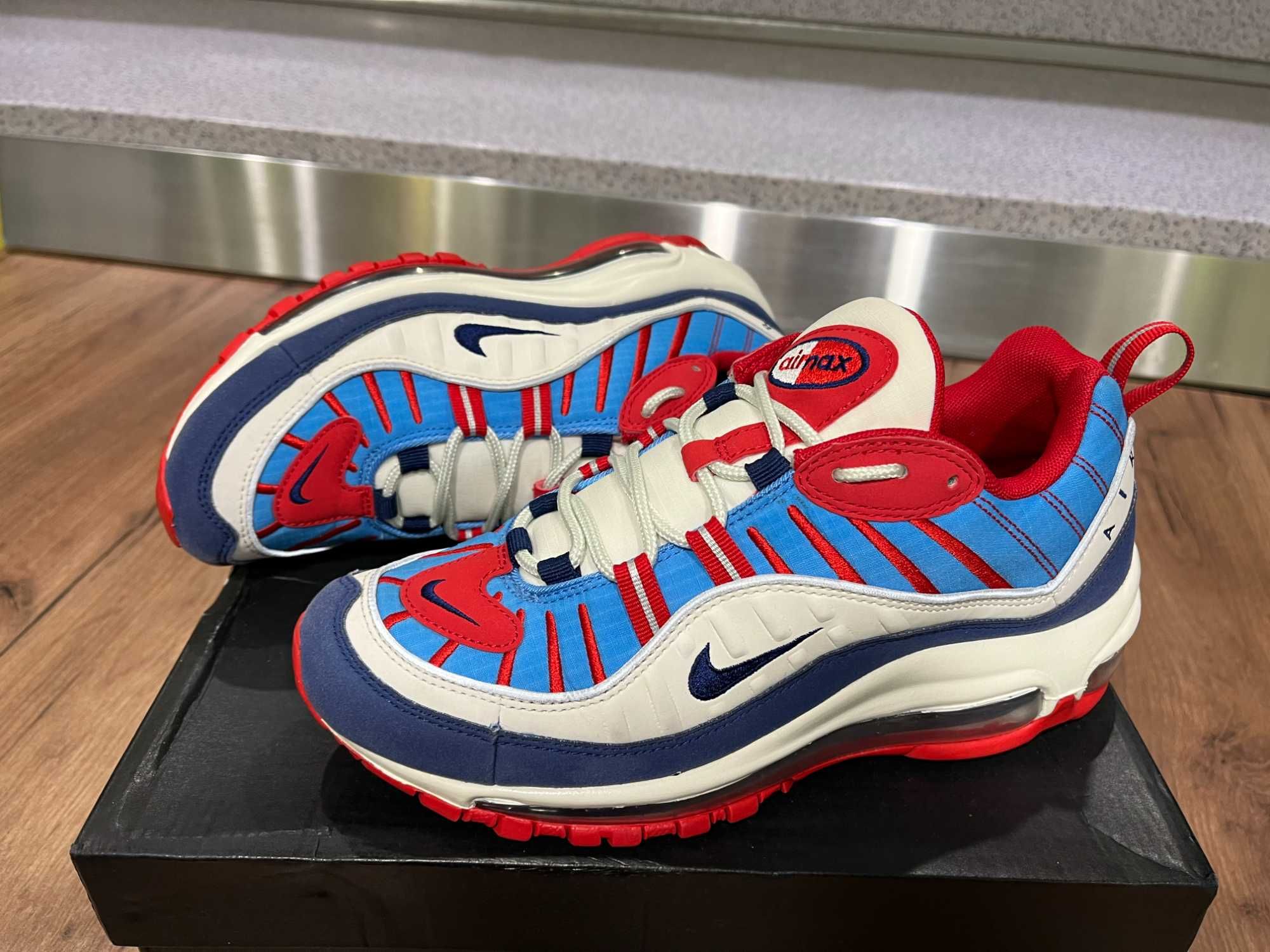 ОРИГИНАЛНИ *** Nke Air Max 98 " Summit White Red "