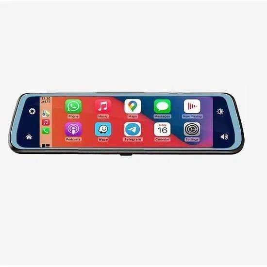 Огледало за кола видеорегистратор CARPLAY С 2 FULL HD камери Cobra