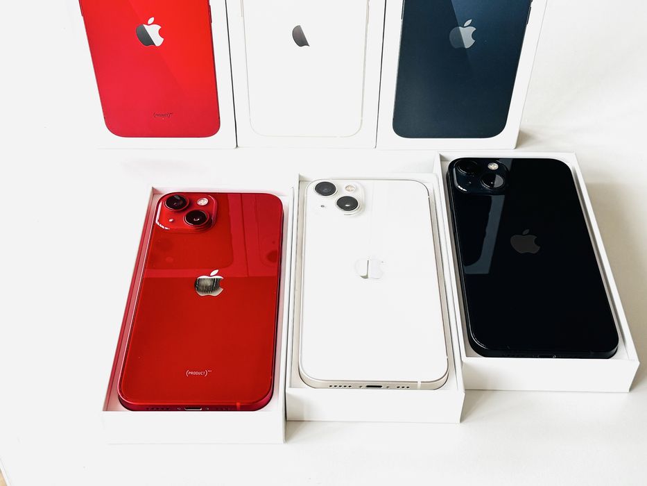 НОВИ! Iphone 13 128GB White Black Red Гаранция 6 месеца