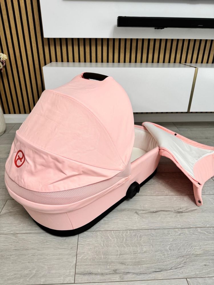 Landou pentru carucior Cybex Melio, Hibiscus Red/Roz