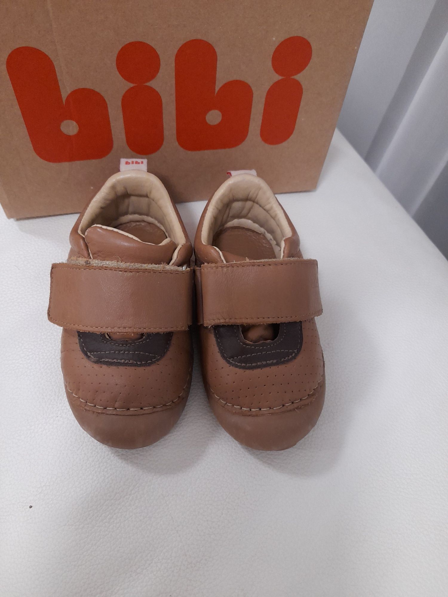 Pantofiori din piele Bibi Shoes mărime 22