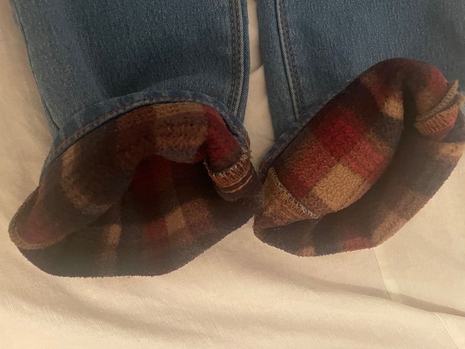 Blugi grosi de iarna si Pantaloni trening, marime 134