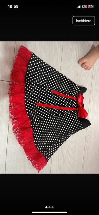 Fusta fetita model unicat