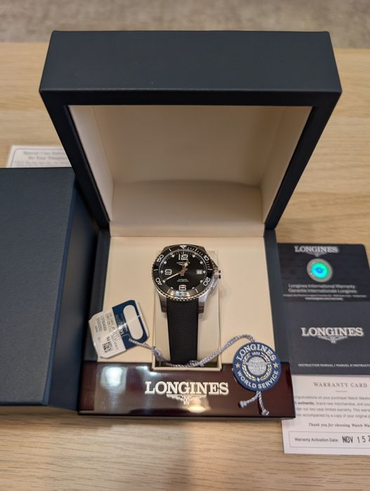 Longines Hydroconquest 39mm nou full box