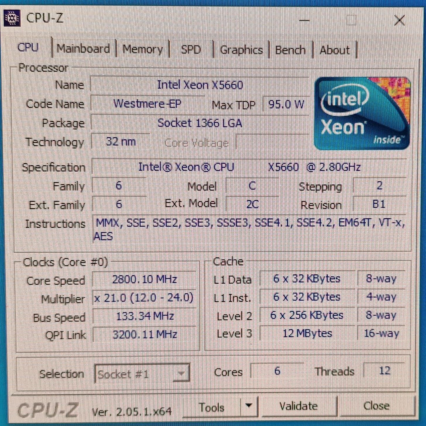Компютър HP z400 Intel 6 ядрен 16GB ram, 256GB SSD, 2TB HDD, HD 7770 1