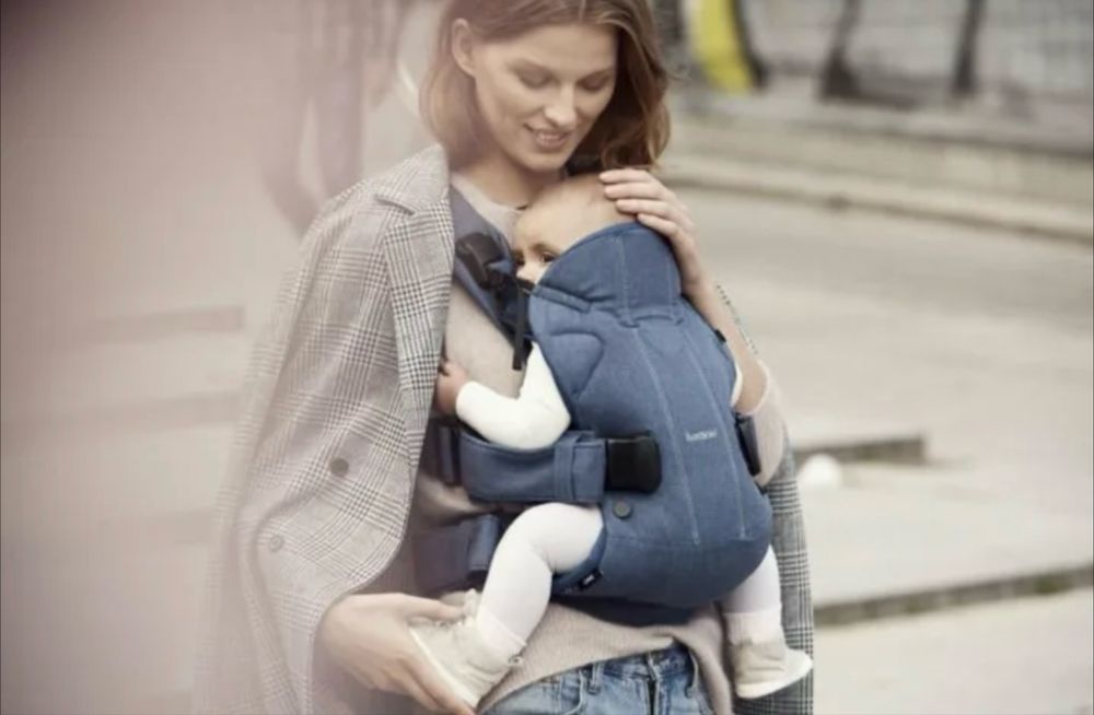 Эрго-рюкзак (слинг) BabyBjörn, джинс