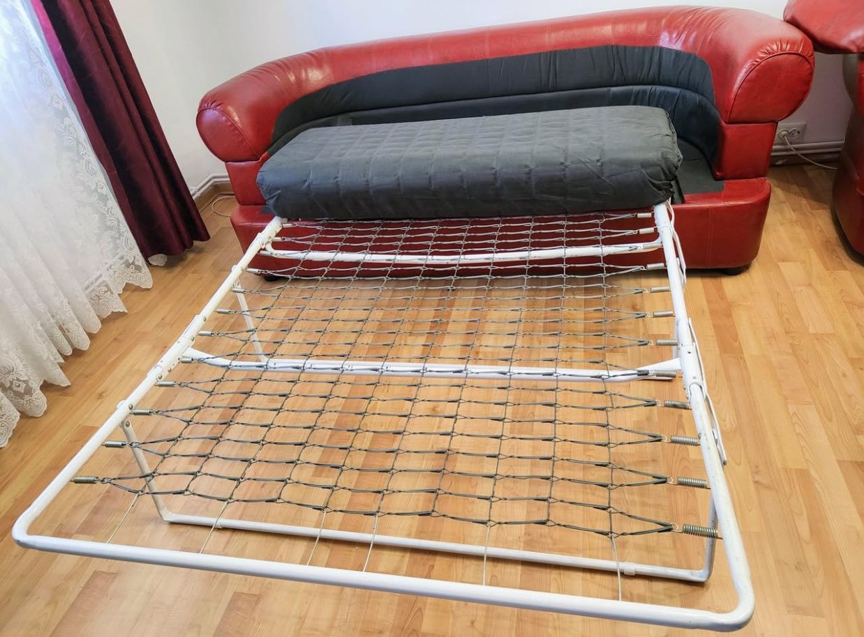 Canapea moderna living extensibila + 2 fotolii incluse