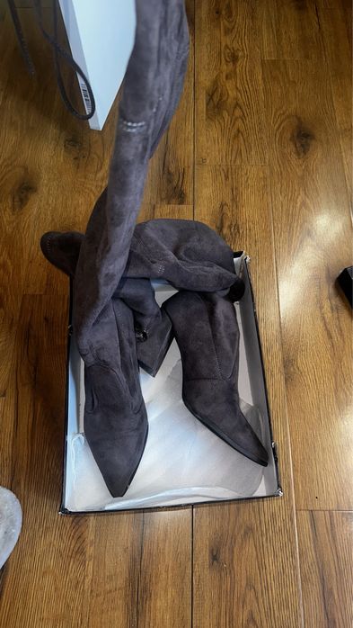 Продам , сапоги замшевые